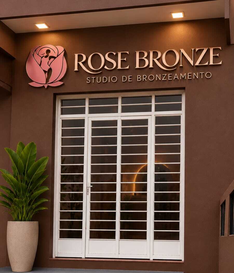 Fachada oficial Rose Bronze Studio de Bronzeamento